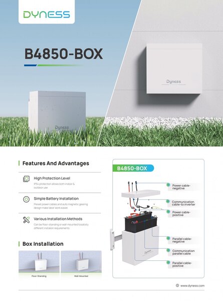 Baterie Dyness 4.8 kWh 48V LiFePO4 - B4850-BOX